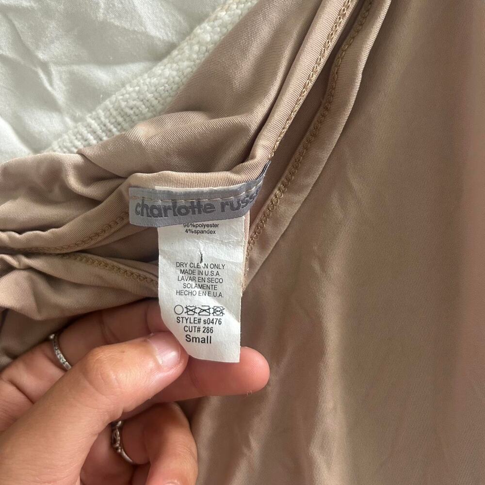 Cream and tan charlotte russe - Picture 8 of 8